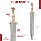 Authentic Ancient Short Sword Sharp And Polished En45 Steel Blade
