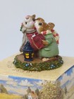 Wee Forest Folk M-173 Silent Night Singing Mice Caroling  Annette Petersen 1991