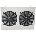 Aluminum Shroud 2 12in Fans For Ford F100 F150 F250 F350 Bronco 1980 1984