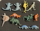 Vtg Lot 1970s   80s Chinasaurs Dinosaur Vintage Monster Figurines Toys Hong Kong 