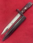 British Army No 7 Mk-1 l Stamped Bayonet W  Scabbard