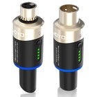 Joyo 5 8ghz Wireless Microphone System Plug On Xlr Transmitter Receiver 100ft