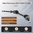 Pair Front Cv Axle Shaft Fit For Awd 2007-2010 Gs350 Is250 Is350 2011-2013