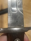 Original Us M1892 Krag Bayonet Dated 1903 - All Steel Scabbard - Bright Blade