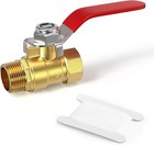 1pcs 1 2 Inch Brass Mini Ball Valve  Shut Off Valve  1 2 Inch Male X Female N   