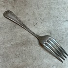 Antique Hennegen Bates Co Sterling Silver Repousse Dinner Fork Baltimore Mono Tt