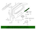 Genuine Nissan Lift-gate Finish Panel 90810-zs00d