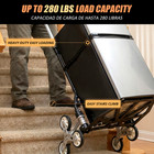 280lbs Stair Climber Hand Truck Folding Dolly Cart Portable Climbing Trolley