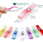 50pcs Large Sewing Clips Fabric Clips Jumbo Wonder Clips Fabric Clamps 7 Colors