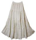 Size Xs To L Cotton Ethnic Maxi Long Skirt For Women Hippie Gypsy Shefali Chikan