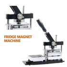 For 80 53mm Fridge Magnet Making Machine Rectangle Button Maker Kit With Cutter
