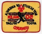 Vintage Boy Scout Of America Bsa Patch 50 Miler Afoot Afloat Award 5x4 