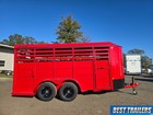 2025 Delta 6x16 Ft Livestock Trailer 500 Es New Cow Pig Goat Hauler