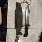 Vintage 1977 Western W49 A Fixed Blade Bowie Knife W sheath