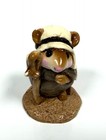 Vintage Wee Forest Folk Shepherd Staff Nativity Figurine Christmas 1985 Flaw