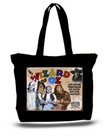 Wizard Of Oz Sign Large Tote Grocery   Stuff Bag