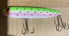 Vintage Original Heddon Zara Spook Fishing Lure Rare  green Watermelon Sparkler 