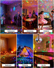 2-pack Dj Lights For Parties  Disco Ball With Remote Control And 6 6ft Type-c   