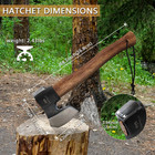 14 5  Hatchet  Camping Axe  Survival Axe With Sheath  Bushcraft Hatchet With