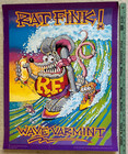 Rare  Ed Big Daddy Roth  Rf Poster  Surfing Rat Fink Surfboard Vintage