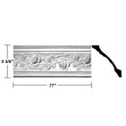 Cornice White Urethane  77  L  Bridge Of Flowers Ornate  Renovator s Supply