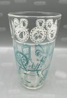 2 Vintage Glass  Souvenir Glass  Keepsake Glass  Country Whimsical Design