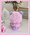 Cute Handmade Baby Bear Crochet Amigurumi Plush Stuffed Animal Toy
