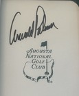 Arnold Palmer Signed Augusta National Scorecard