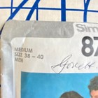Mens Uncut 1970s Unlined Jacket Pattern Chest 38 40 Simplicity 8709