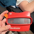 View-master 3d Red Viewer W  Assorted Reels Disney Vintage 1981 Mpn B 3083