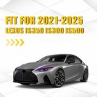 For 21 22 23 24 Lexus Is350 Is300 Is500 Purple Headlight Cover Tint Vinyl 2-10x