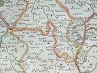 Original Antique Map 1722 Leicestershire Robert Morden Genuine Old Vintage Map