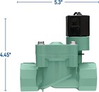 Underground Sprinkler Electric In-line Straight Valve  1-in 