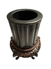 Old Chinese Wood Brush Pot - Rosewood 