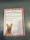 Christmas Memory Pet Paw Print Keepsake Ornament For Dog Or Cat New In Box