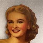 Original Vintage New Old Stock Decal Sticker For Dentyne Adams Gum Machine  Lady