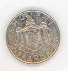 Albania 2 Franga Ar 1935 Km 17 Xf Silver Coin