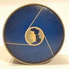 Empty Rare Vintage Argentine Ros Alea Art-deco Style Face Poudre powder Box