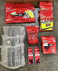 Milwaukee Kit Of Helmets vests earmuffs masks earplugs sunshades - Green