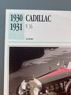 Cadillac V 16 Luxury Automobile 1930-31 United States Car Ephemera Litho Photo