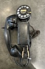 Western Electric Black Rotary Dial Phone Space Saver Wall Mount 41a Model