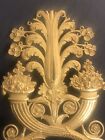 Antique French Bronze Ornament furniture Decoration pediment francec 1830 empire