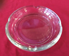 Vintage  8    Cigar Ashtray Clear Glass Round Mad Men Mancave Mid Century Modern