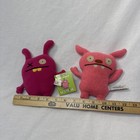Uglydoll 2011 Ugly Charlie   2007 Puglee Doll Plush Lot Of 2 Little Uglys 7 5 