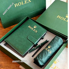 Rolex Luxury Journal Pen Umbrella Gift Set Green Exclusive Offer Ad Vip Gift