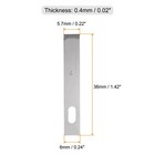 150 Pcs Steel Exacto Knife Blades Cutting  4 Hobby Knife Replacement With Box