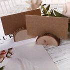 20 Set Wooden Table Card Holder Stand Number Place Name Menu Party Wedding Decor