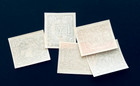Ukraine Stamp Lot - 1918 Definitive Issue Imperf Full Set Mint Og Nh R74 Fresh