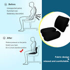 Lumbar Support Back Cushion Set Memory Foam For Car Seats Office Chair Home