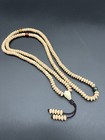 Quality 8 5  4mm Original Golden Leaf Bodhi Bead Necklace                                           